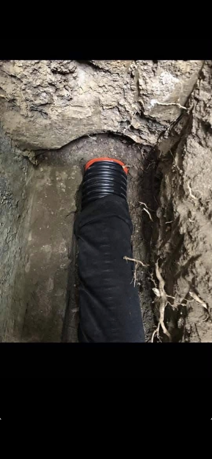 Drainage pipe installation